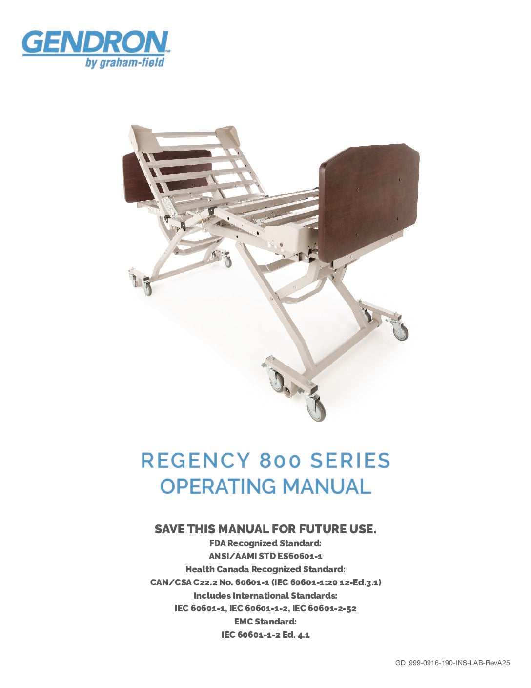 User Manual – Regency Heavy Duty Bed