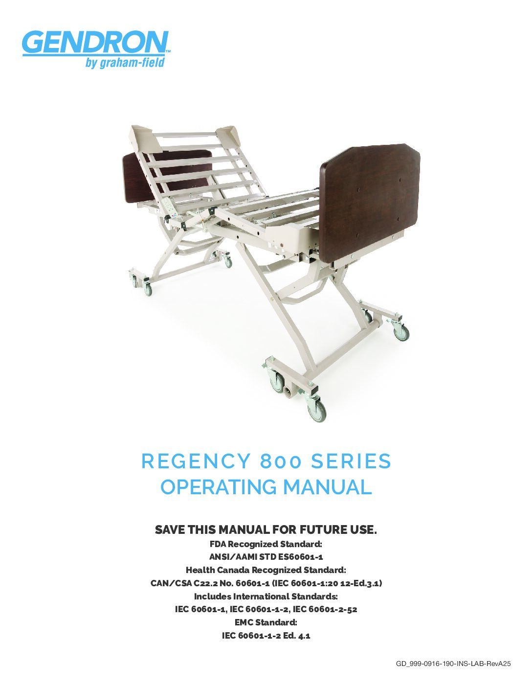 User Manual – Regency Heavy Duty Bed