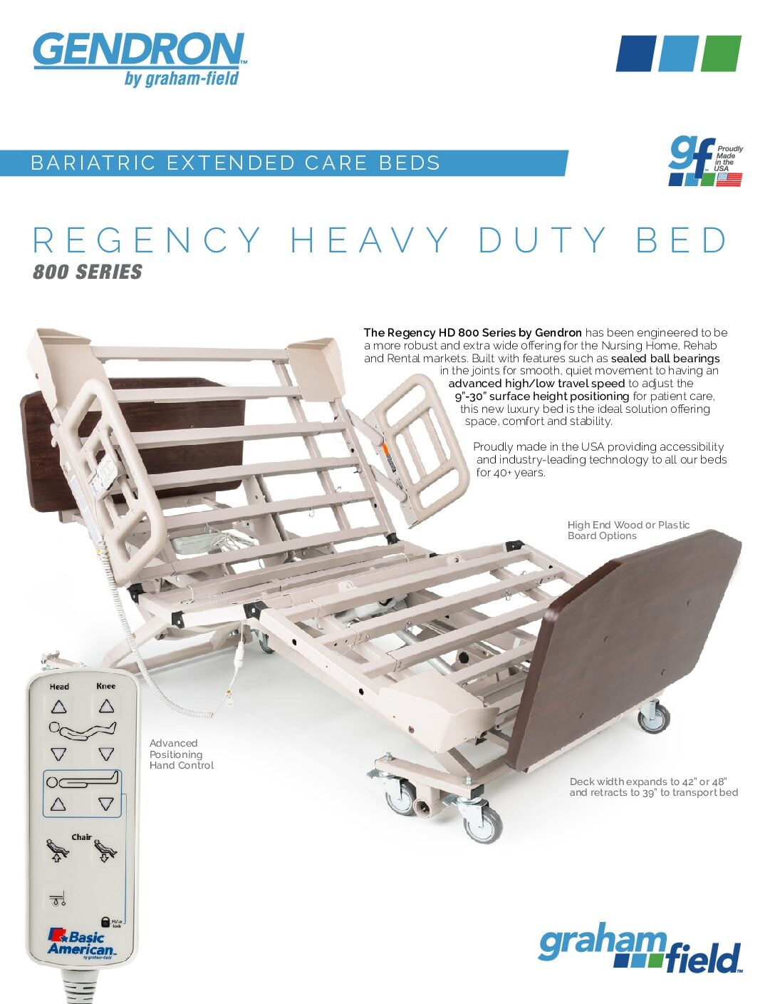 Product Sheet – Regency Heavy Duty Bed