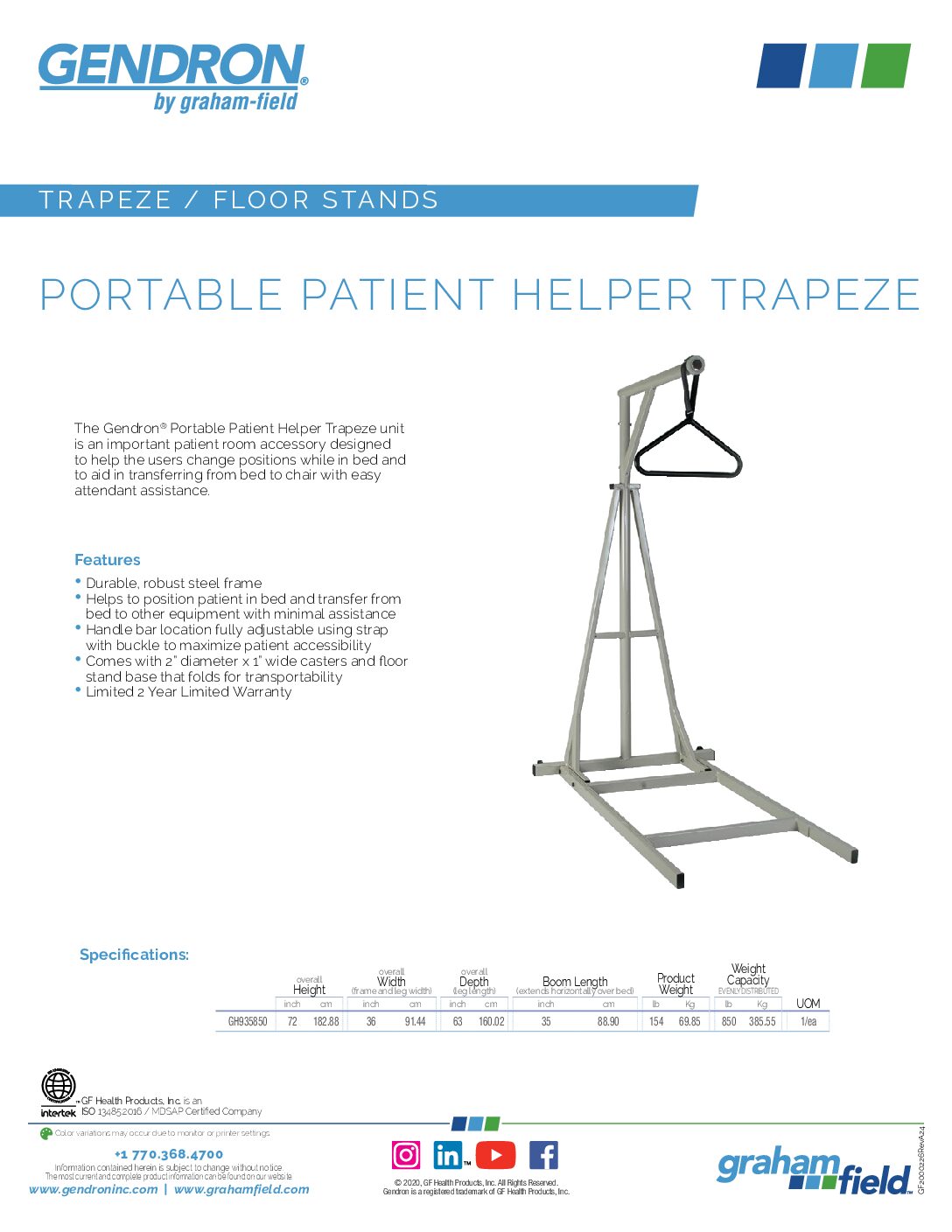 Product Sheet – Bariatric Portable Patient Helper
