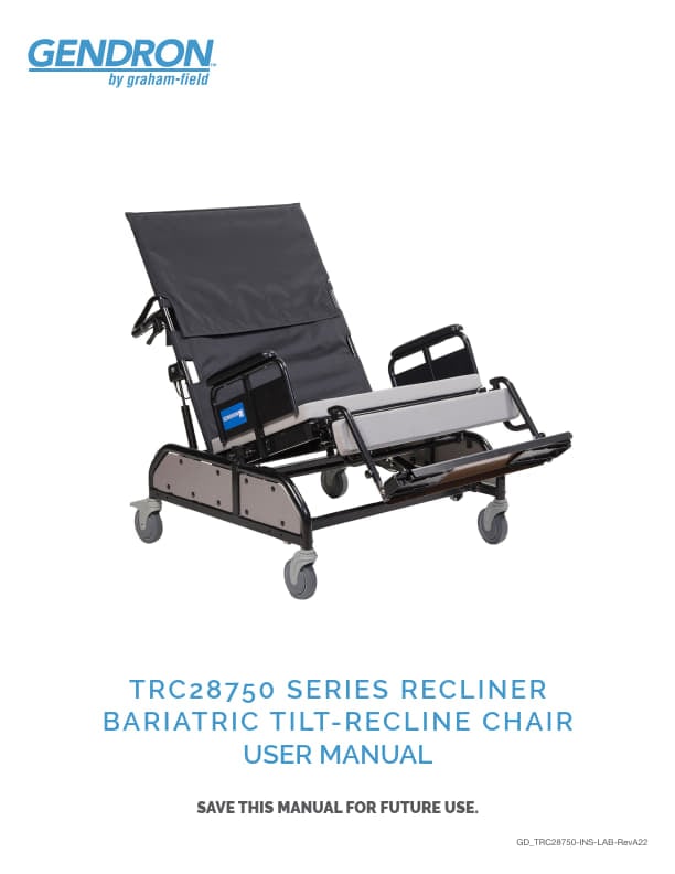 User Manual – TRC Tilt-Recline Seating