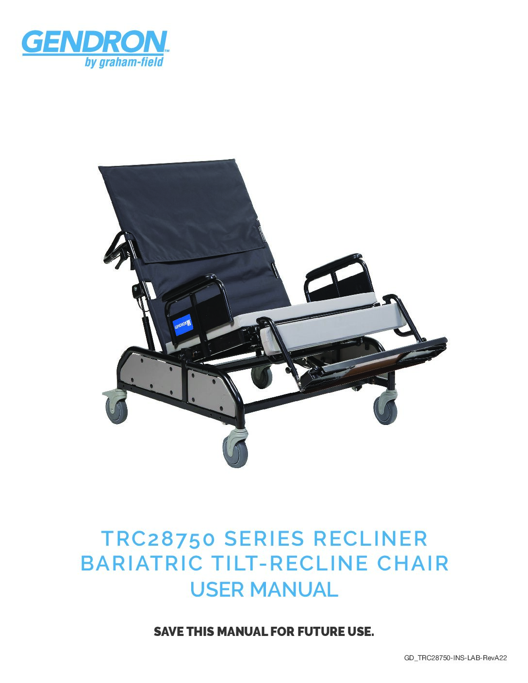 User Manual – TRC Tilt-Recline Seating