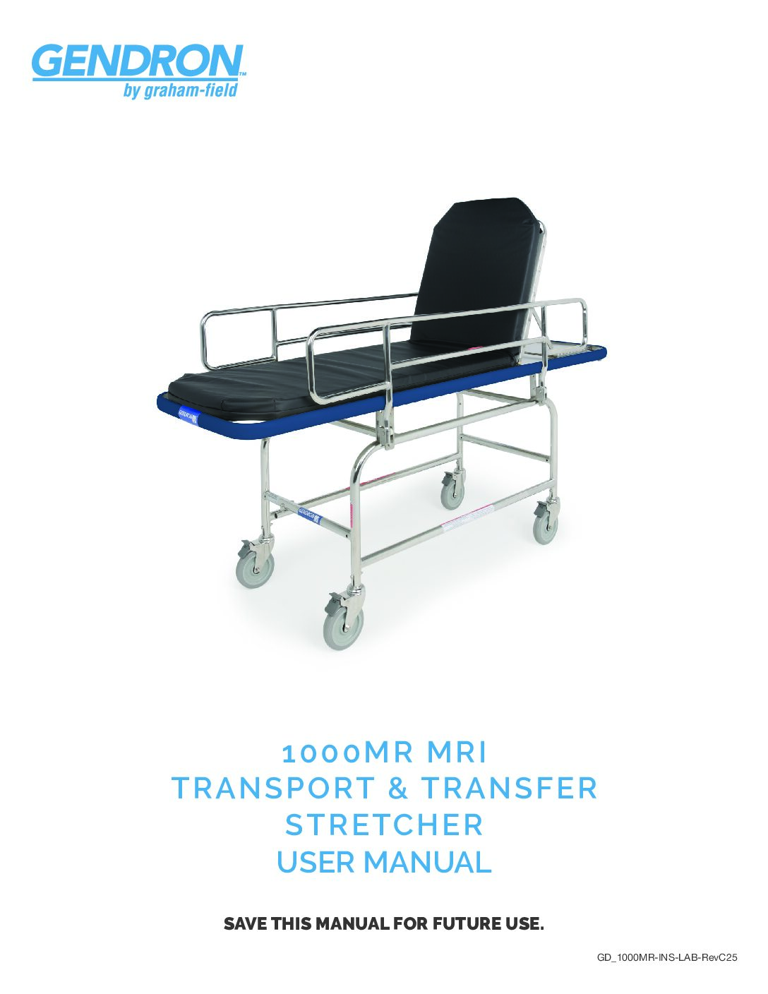 Manual – MRI Safe Transport Stretcher