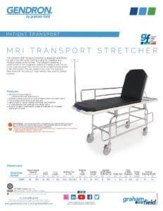Product Sheet – MRI Transport Stretcher
