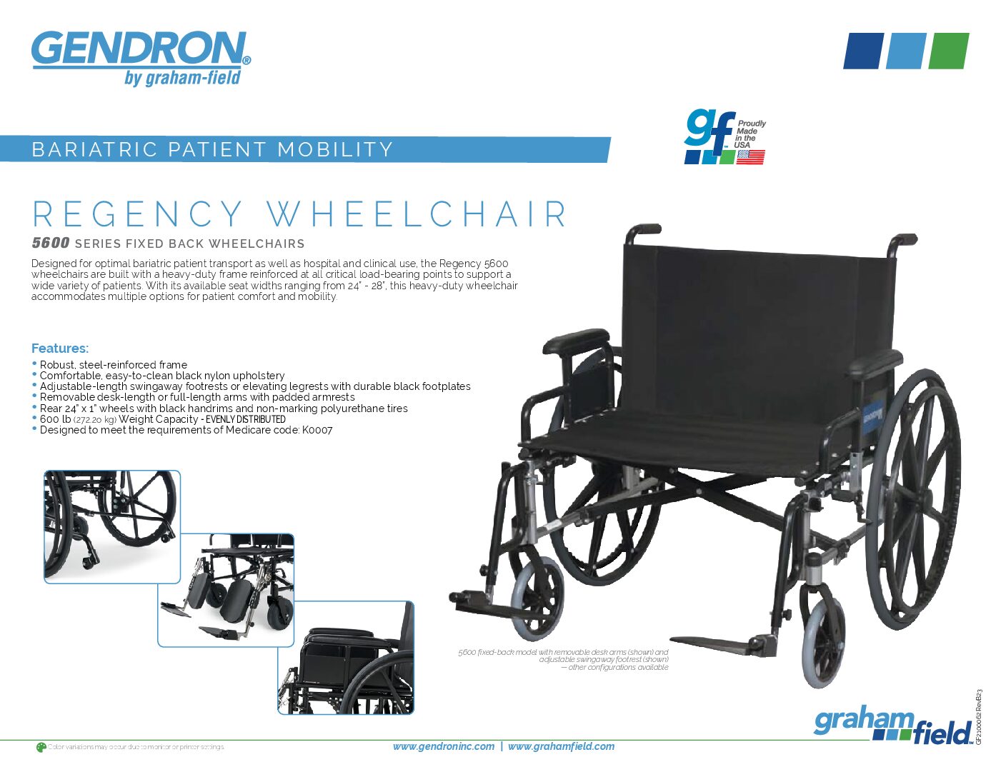 Product Sheet – Regency 5600
