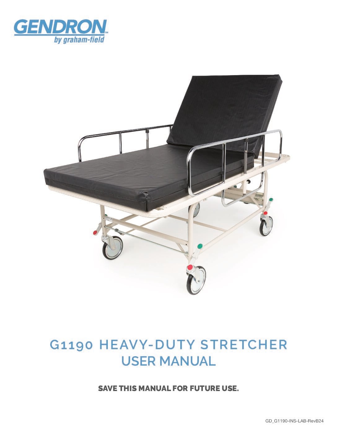 Manual – Heavy Duty Transport Stretcher