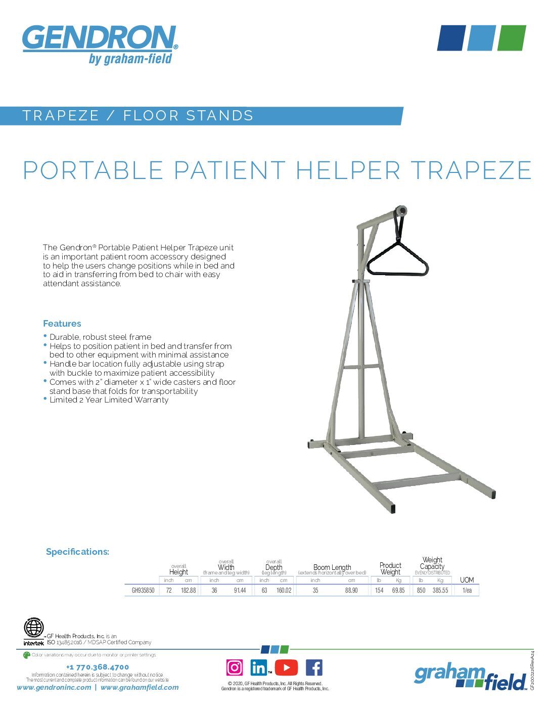 Product Sheet – Bariatric Portable Patient Helper