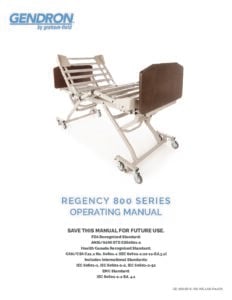 User Manual – Regency Heavy Duty Bed