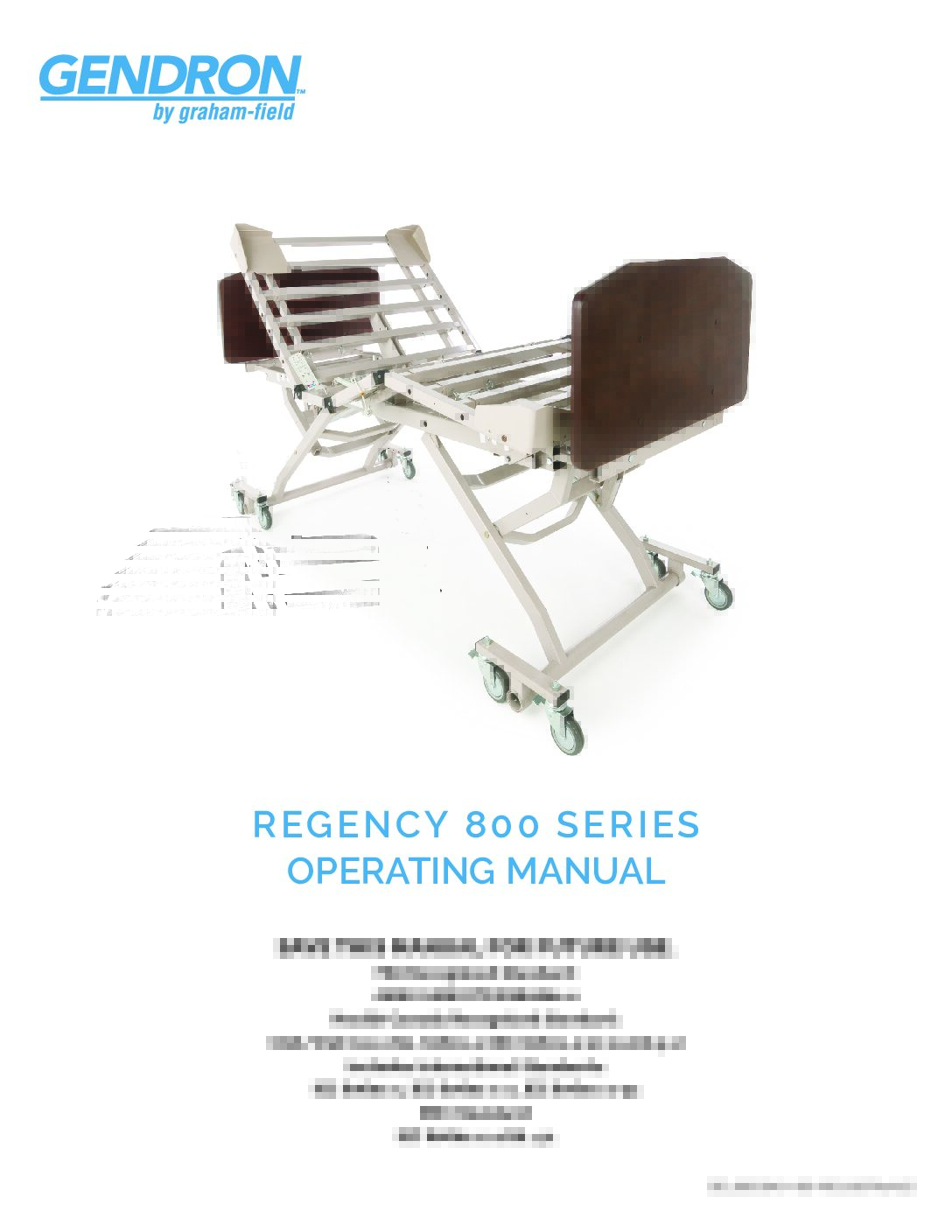 User Manual – Regency Heavy Duty Bed