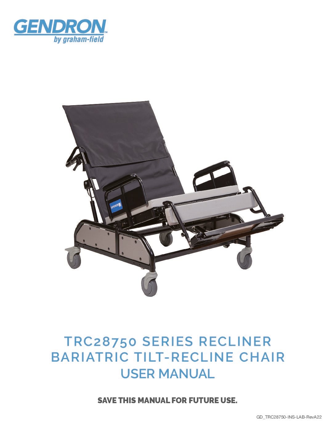 User Manual – TRC Tilt-Recline Seating